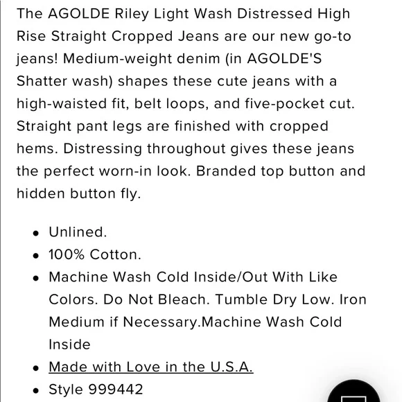 Agolde Riley jean - Picture 6 of 10